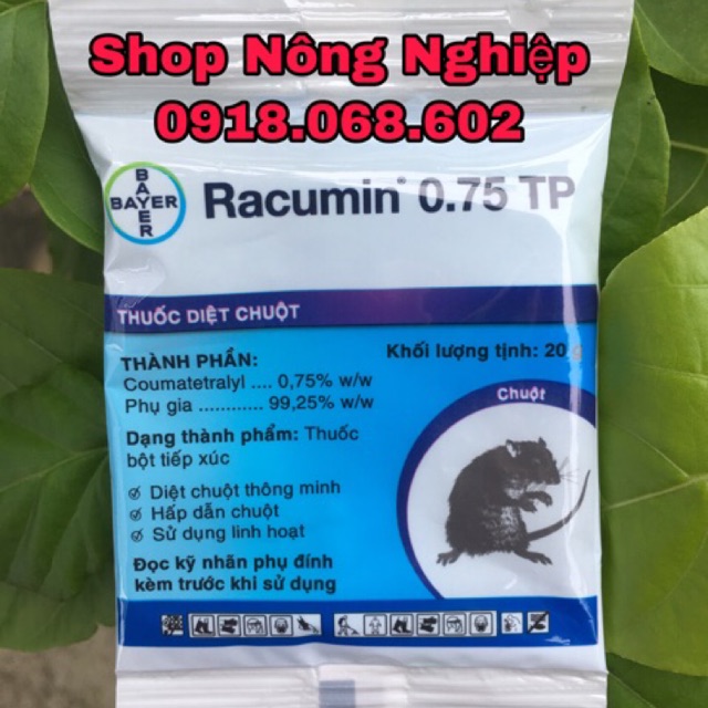 Thuốc chuột Racumin® 0.75 TP dạng bột