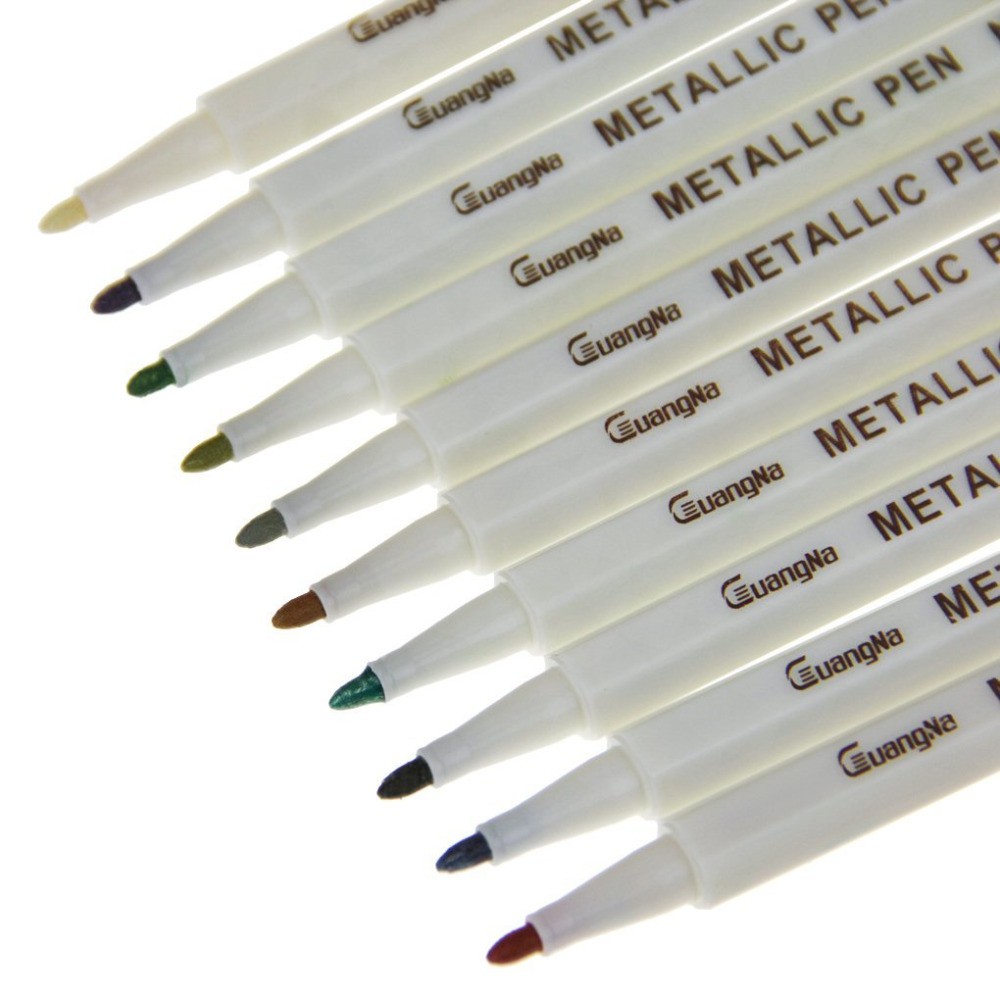 1 Bút Đánh Dấu Màu Kim Loại 1MM Trang Trí Album Ảnh/Sổ Tay DIY