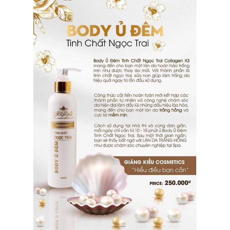 (Chính Hãng) Body Ủ Đêm Collagen X3 (Chính Hãng)