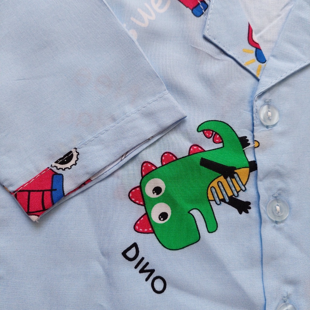 Bộ Quần Áo Tole  Pijama Cho Bé Trai, Tay Dài Quần Dài từ 5-38kg