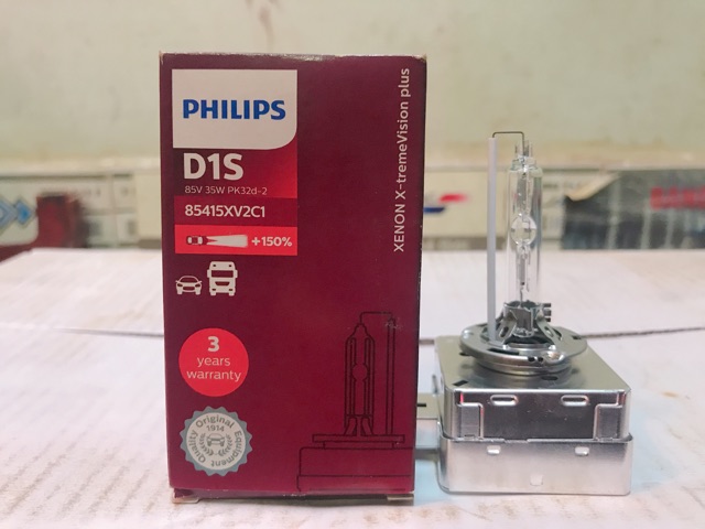 Bóng đèn Xenon Philips D2S tăng sáng 150%