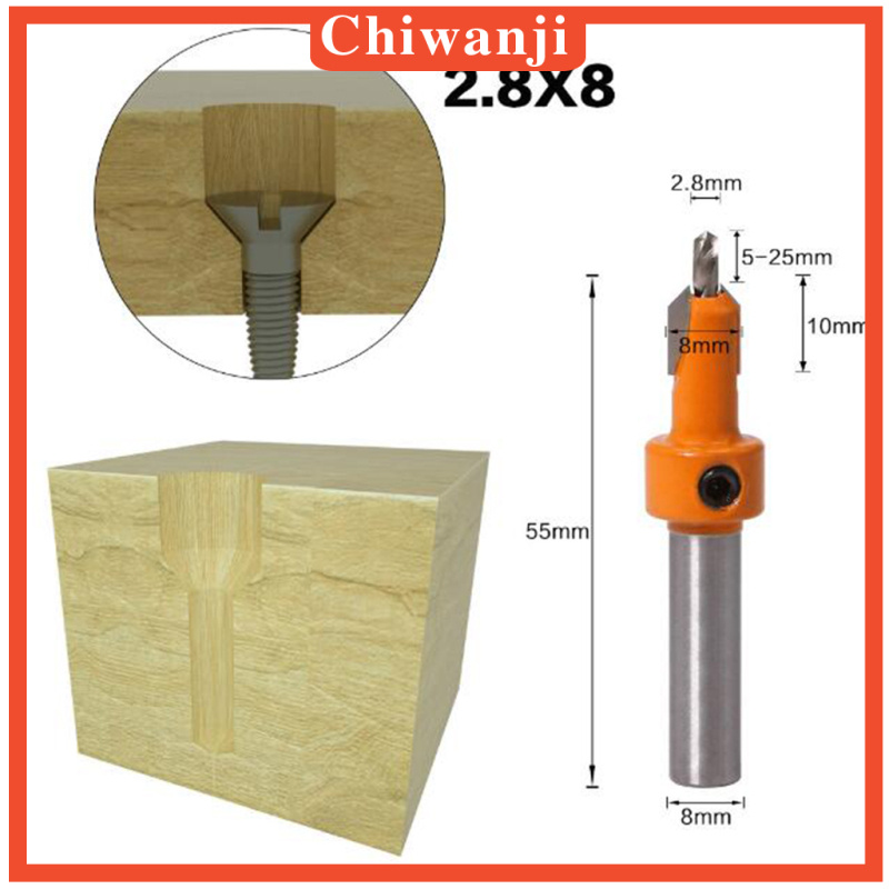 Mũi Khoan Vát Cạnh Gia Công Vật Liệu Gỗ Kích Thước 2.1 mm