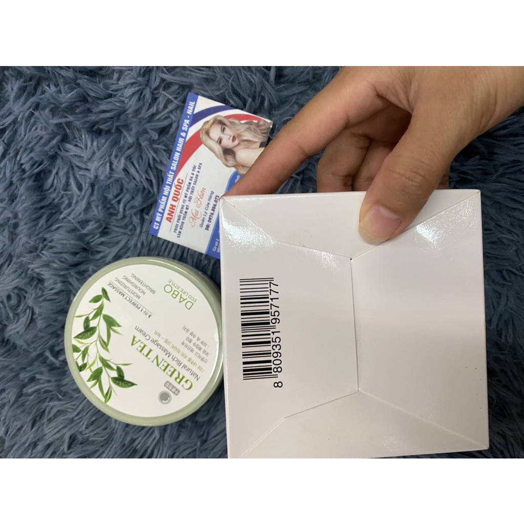 KEM MASSAGE TRÀ XANH DABO 200ML
