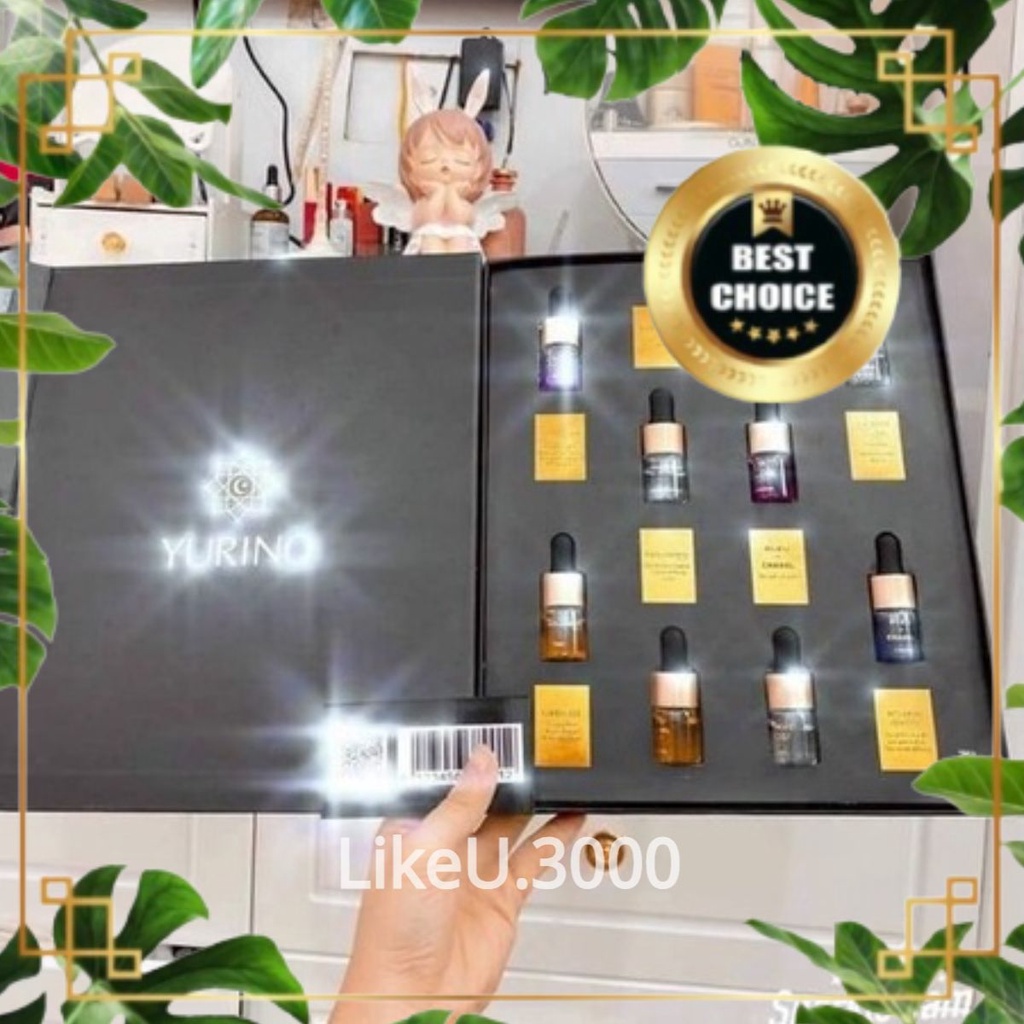 Set nước hoa Dubai 8 chai có đèn