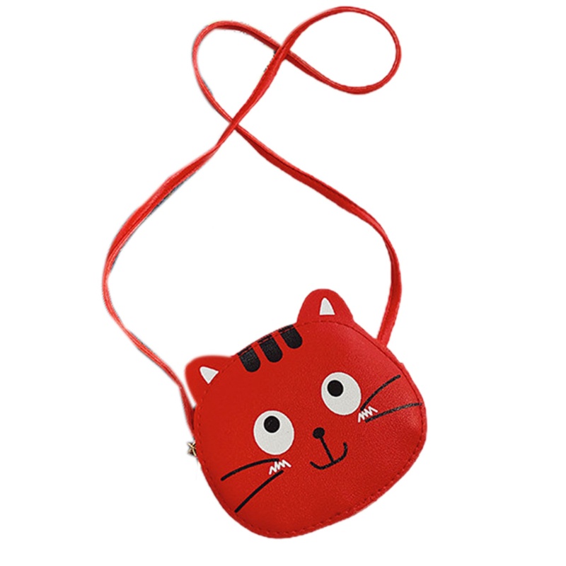 Túi Đeo Chéo Vai Bằng Da Pu Họa Tiết Hoạt Hình Dành Cho Trẻ Em