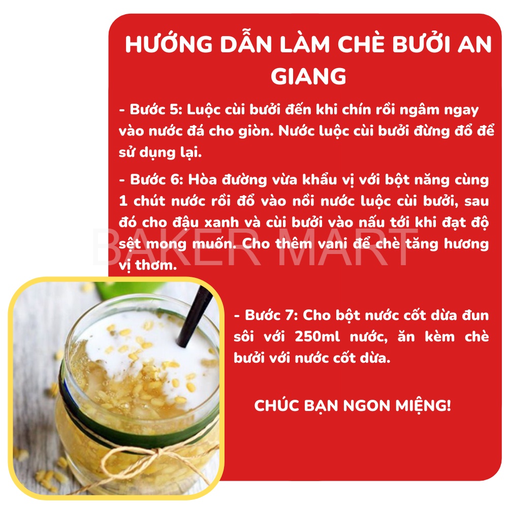 Set Chè Bưởi An Giang - Nguyên liệu làm bánh Baker Mart