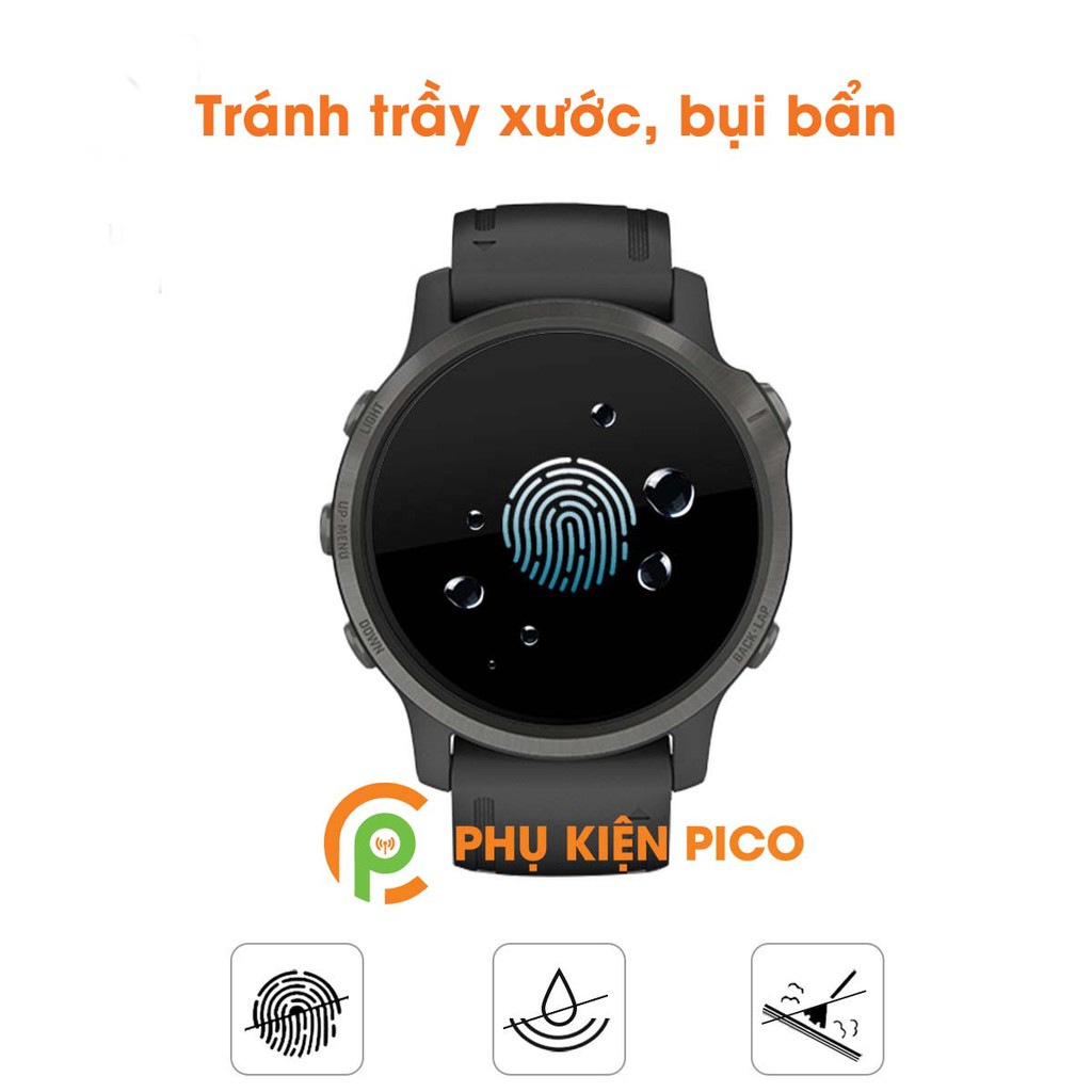 Cường lực Fenix 6 Solar – Kính cường lực đồng hồ Garmin Fenix 6 Solar full keo chống xước màn hình