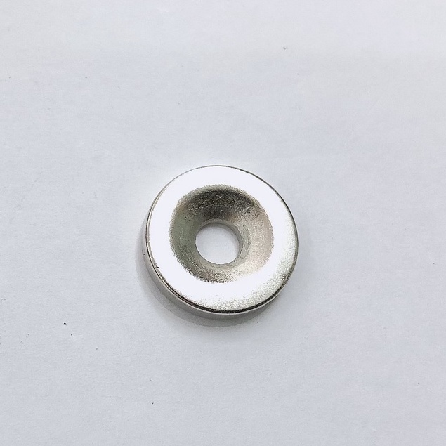 Nam châm siêu mạnh GAOMS, cặp viên tròn 15x3mm có lỗ và không lỗ
