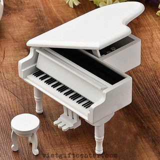 [KHẮC TÊN] Quà tặng bạn gái hộp nhạc music box đàn piano