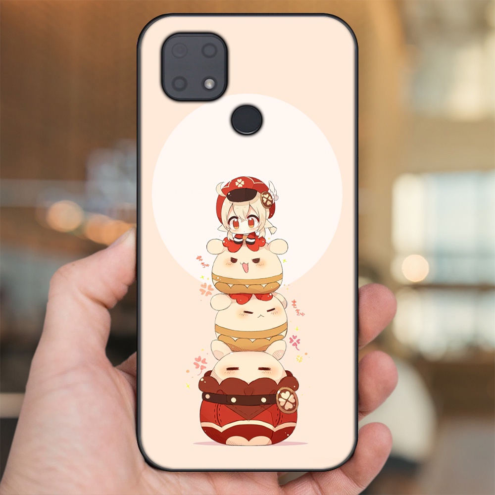 Ốp lưng Xiaomi Redmi 10C viền đen in hình Klee Genshin Impact