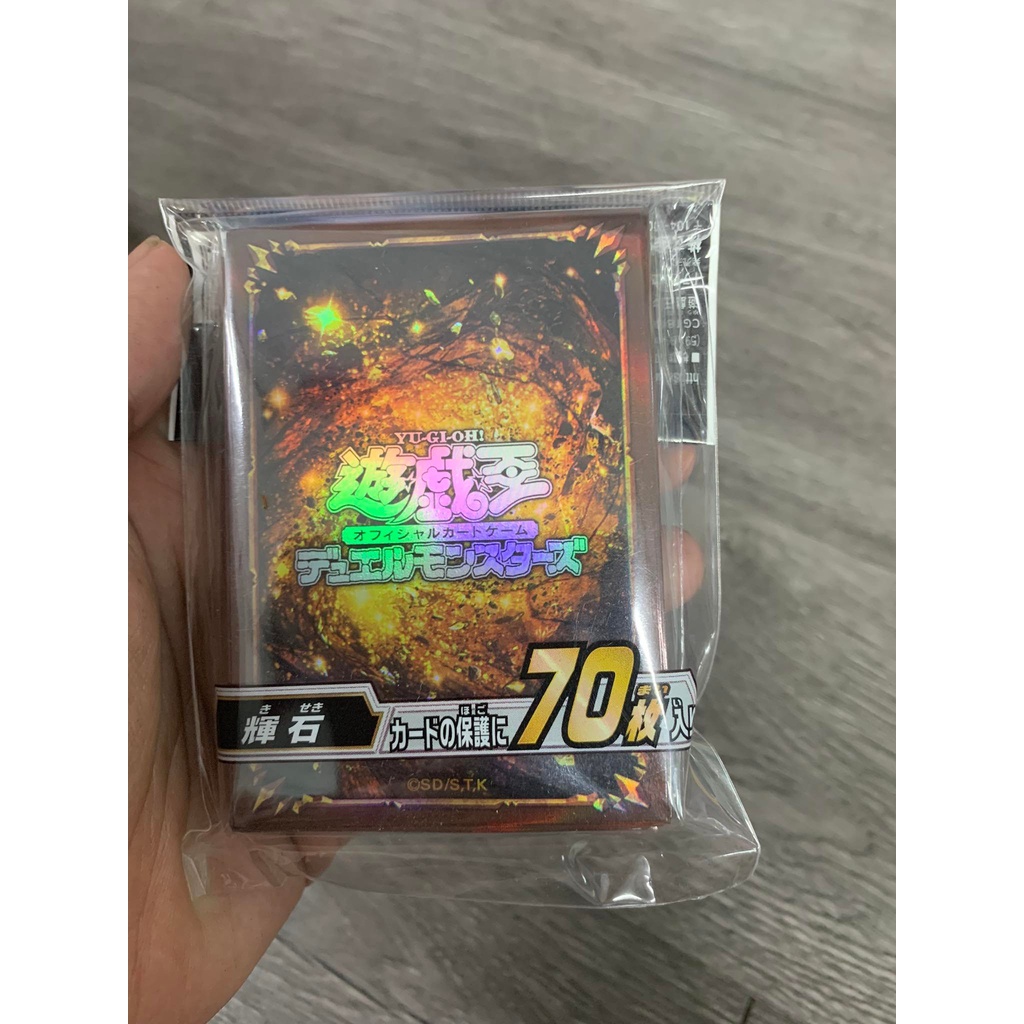 Combo Bọc bài chính hãng Yugioh Size - Golden bịch 70 cái - Sleeve