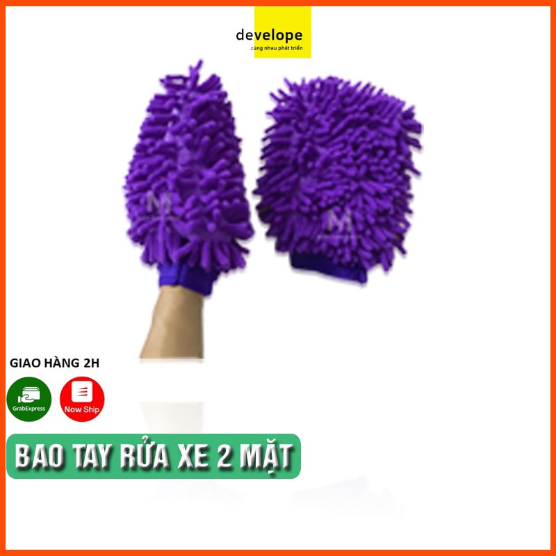 Bao tay lau rửa ô tô, nhà cửa siêu thấm, siêu sạch, chống trầy an toàn cho tay.