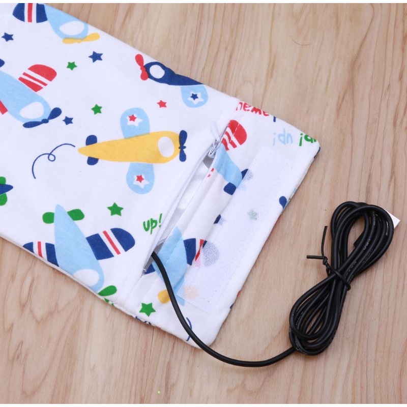 Túi Đựng Bình Sữa Giữ Nhiệt Usb Di Động Tiện Dụng Cho Bé