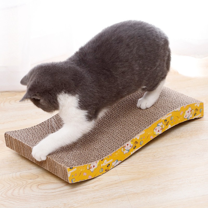 Bàn cào móng cho mèo tặng kèm catnip - Kích thước lớn (Loại 1)