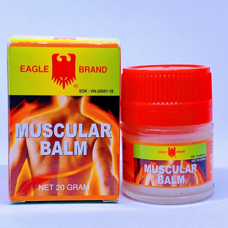 Dầu cù là Con Ó đỏ Muscular Balm 20g-Hàng Chính Hãng Nhập Khẩu SIngapore Có Tiếng Việt