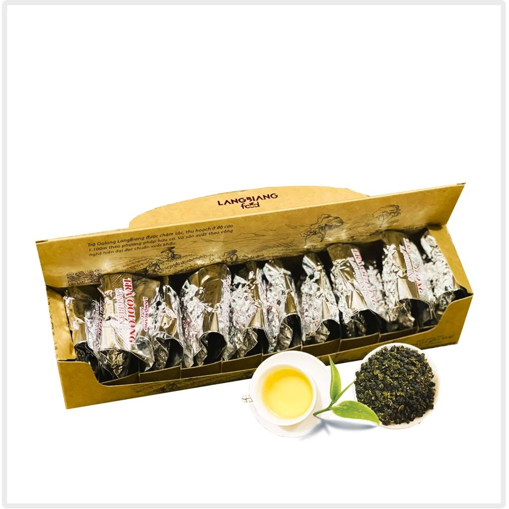 Trà OO long Langbiang Food, 10g x 10 gói, hộp