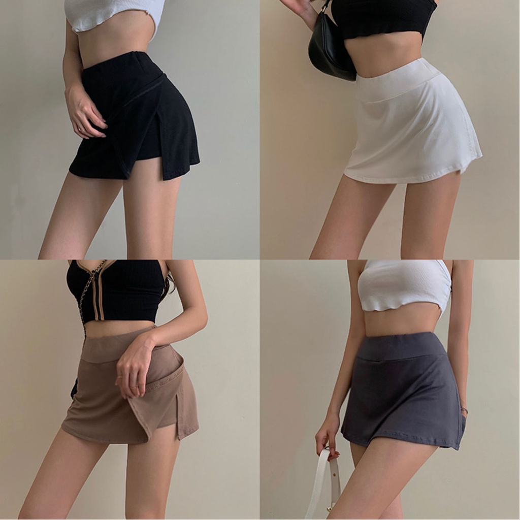 Chân Váy Chữ A Lưng Cao Ôm Hông Thời Trang Mùa Hè Quyến Rũ Cho Nữ