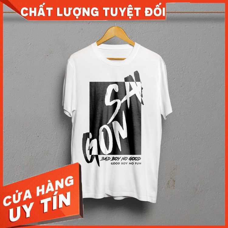ÁO THUN TAY LỠ NAM NỮ OVERSIZED CHÍNH HÃNG IN TÊN CÁC TỈNH, THÀNH PHỐ VIỆT NAM NHƯ SÀI GÒN, HÀ NỘI, HẢI PHÒNG,...