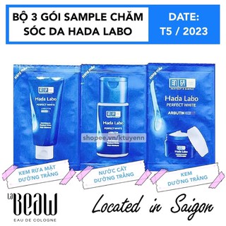 Bộ 3 mẫu thử chăm sóc da HADA LABO Nhật hiệu quả chỉ sau 3 bước