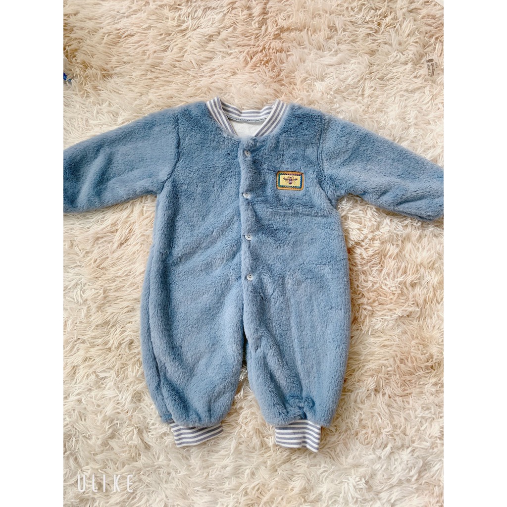 Body lông ủ ấm cho bé 0-12 tháng Hàng cao cấp xuất khẩu Châu Âu SLD32