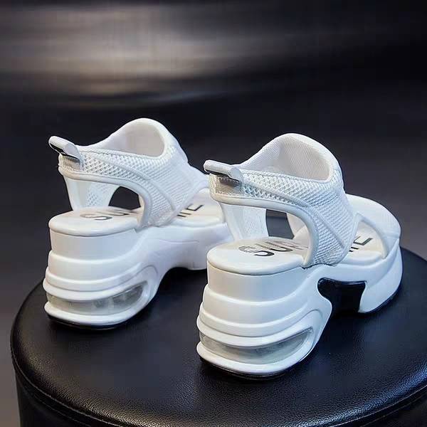 Giày Sandal Đế Xuồng Thể Thao Mùa Hè Phong Cách Hàn Quốc Dễ Phối Đồ Mới