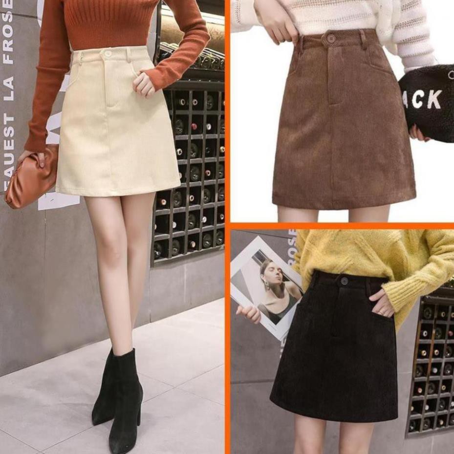 Chân Váy Nhung Tăm, Chân Váy Công Sở Kèm Quần Dễ Phối Đồ Phong Cách Trẻ Trung Năng Động Trung Trang Cao Cấp Selena | BigBuy360 - bigbuy360.vn