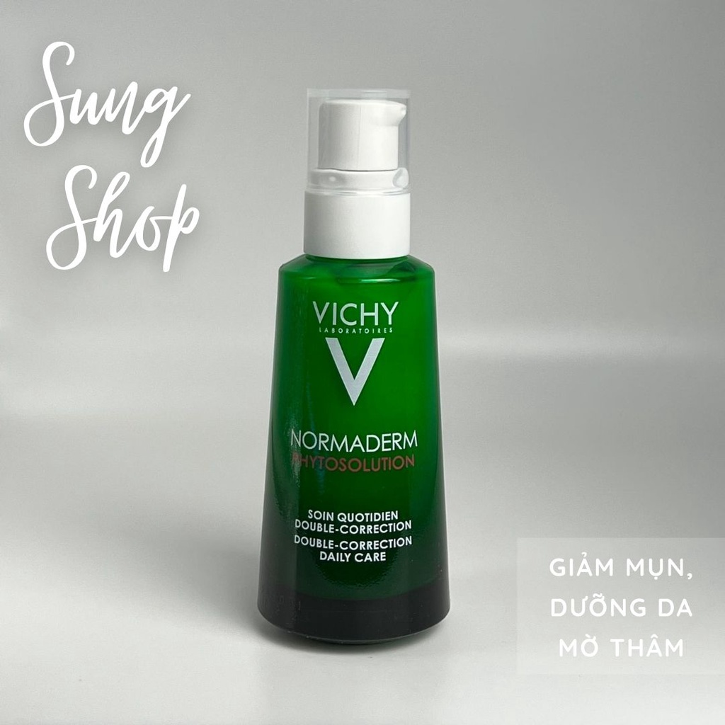 Kem giảm mụn VICHY NORMADERM PHYTOSOLUTION giảm mụn thâm phục hồi da mụn dầu nhạy cảm