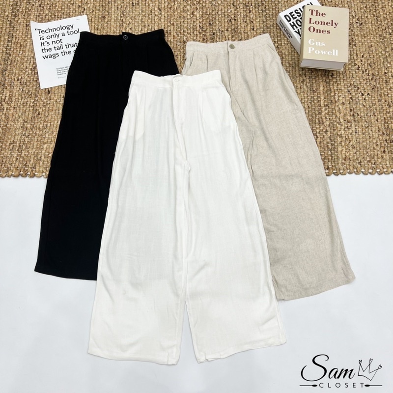 QUẦN XUÔNG ĐŨI DÁNG DÀI 1 CÚC VITAGE CHẤT ĐẸP QUẢNG CHÂU MS19772