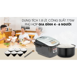 Nồi cơm điện Panasonic 1.8 lít SR-ZX185KRAM [New 100%]
