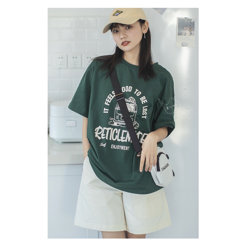 Áo Thun Xanh Lá, Áo Thun Nam Nữ Cổ Tròn Vải 100% Cotton Mát Co Giãn Jean Store Mẫu Mới 2022