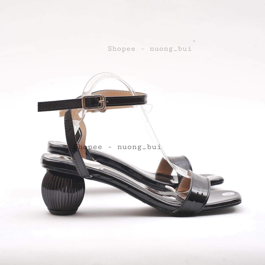 Sandal nữ gót tròn dáng xinh cao 5cm 5 màu - g23