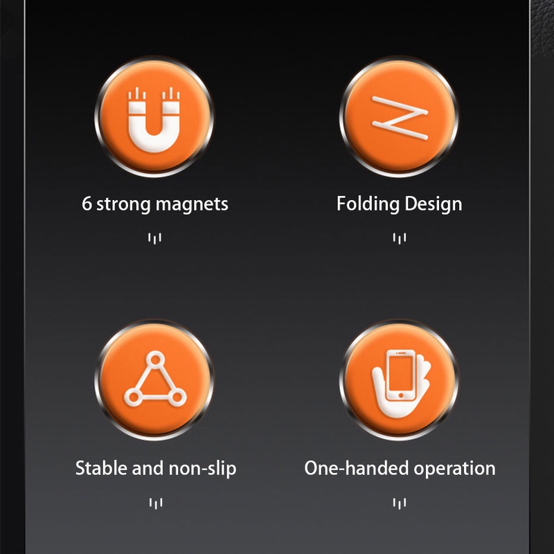 360° Giá Đỡ Điện Thoại Từ Tính Gắn Xe Hơi Đa Năng Cho iPhone Và Android