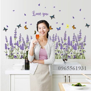 Decal hoa Lavander SK7038