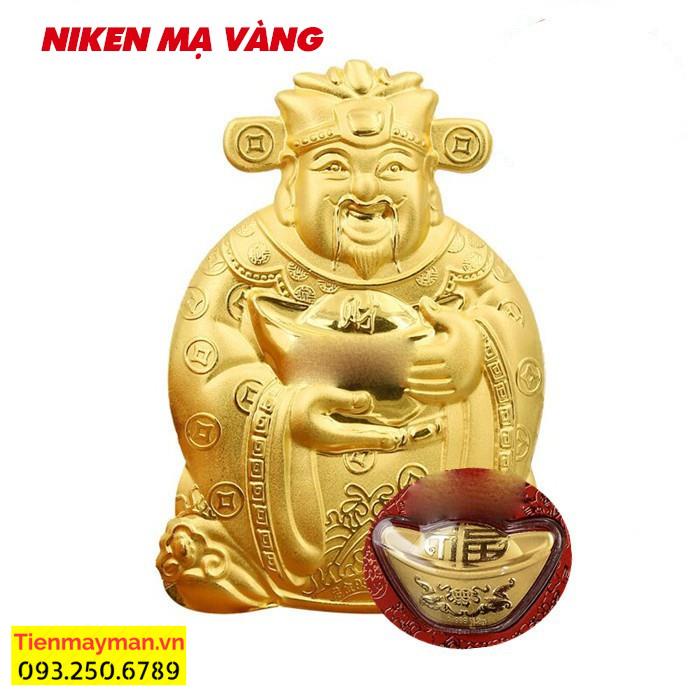 Lì Xì Thần Tài, Hình Mèo Vàng Mạ Vàng 24K - Bao Lì Xì May Mắn Rước Tài Lộc
