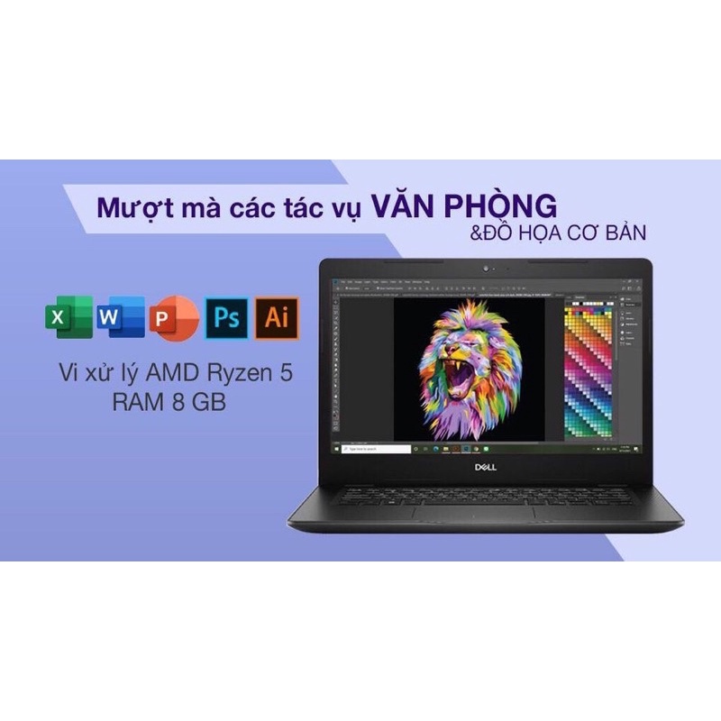 Laptop Dell Vostro 3405 New R5 3500U|8GB|512GB| 14" FHD |V4R53500U003W | BigBuy360 - bigbuy360.vn