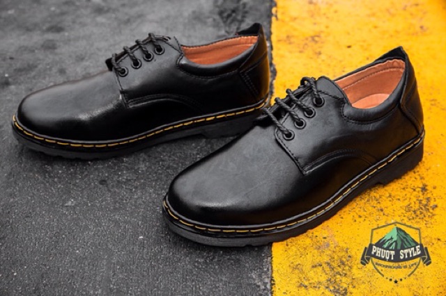 DR CLASSIC 1462 - Da bò thật - nguyên tấm - đế khâu