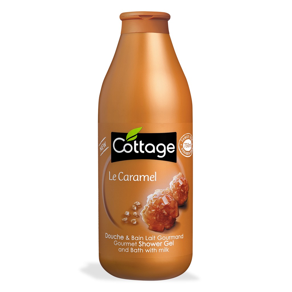 FREESHIP - Sữa tắm dưỡng da hương Caramen COTTAGE Le Caramel 750ml