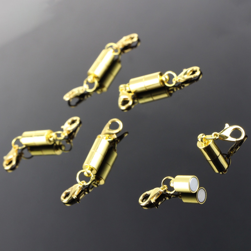 ♕ Khóa kết nối Phụ kiện vòng cổ mini Móc cài từ tính Dây kết nối Chuỗi vòng tay Vòng cổ Phụ kiện kẹp nam châm Phụ kiện