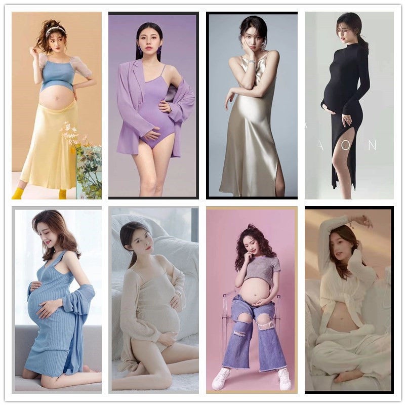 Đầm Bầu Trang Phục Chụp Ảnh Nghệ Thuật Phong Cách Mới Hợp Thời Trang Nghệ Thuật Super Fair