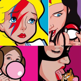 POSTER DÁN TƯỜNG CHỐNG BUỒN BÀ TIÊN XANH