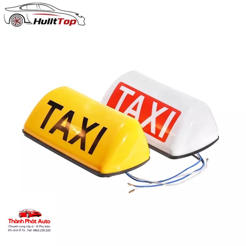 Mào TAXI hút nam châm có đèn LED gắn nóc ô tô, 28cm