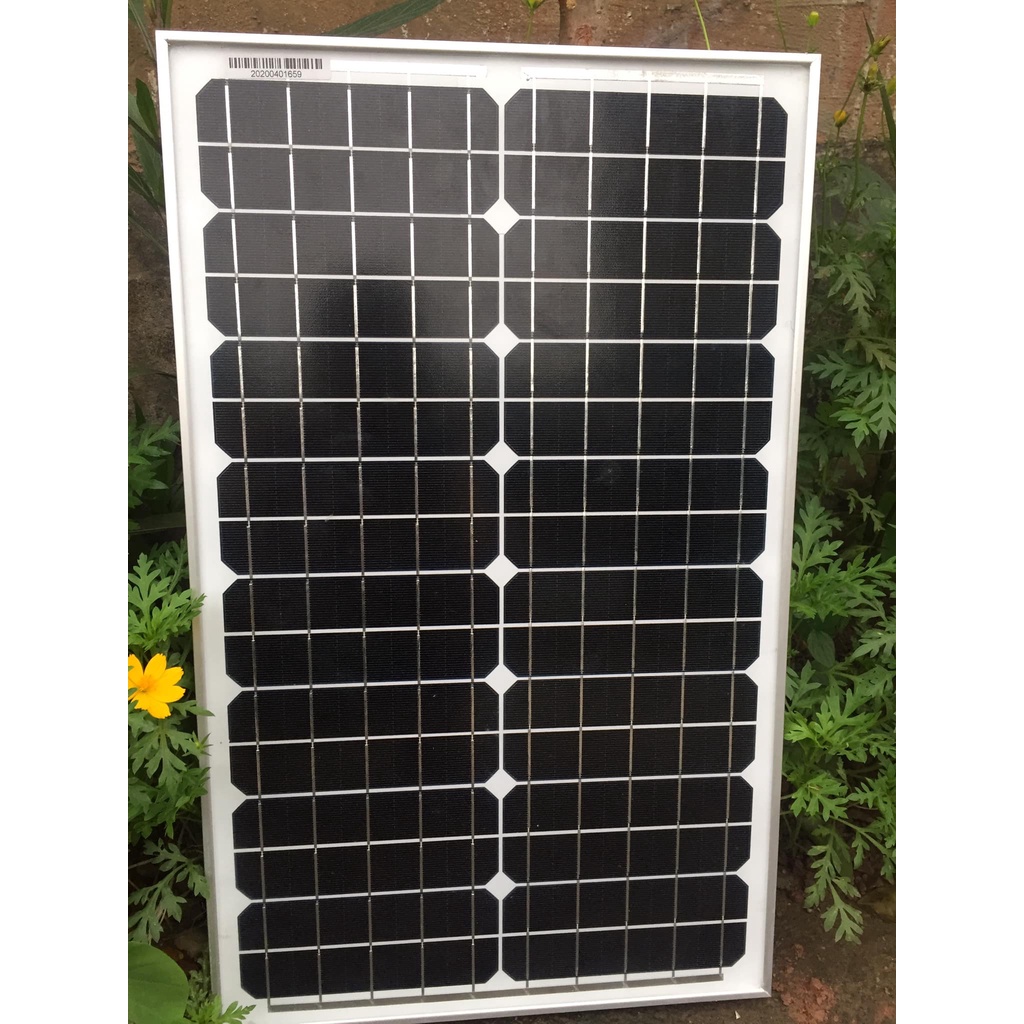 Tấm pin năng lượng mặt trời 100W - Hàng chính hãng, tặng Jack MC4