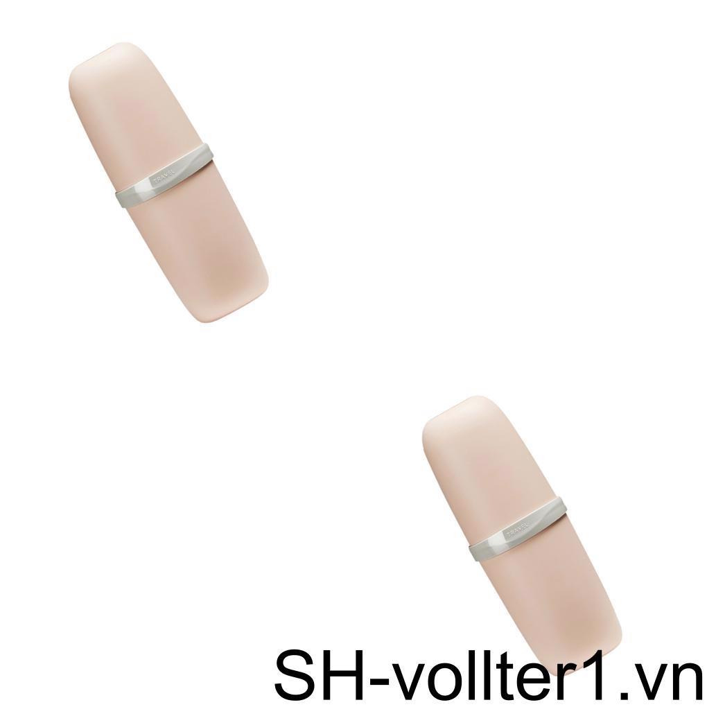 Set 2 Hộp Đựng Bàn Chải Đánh Răng Du Lịch Tiện Lợi