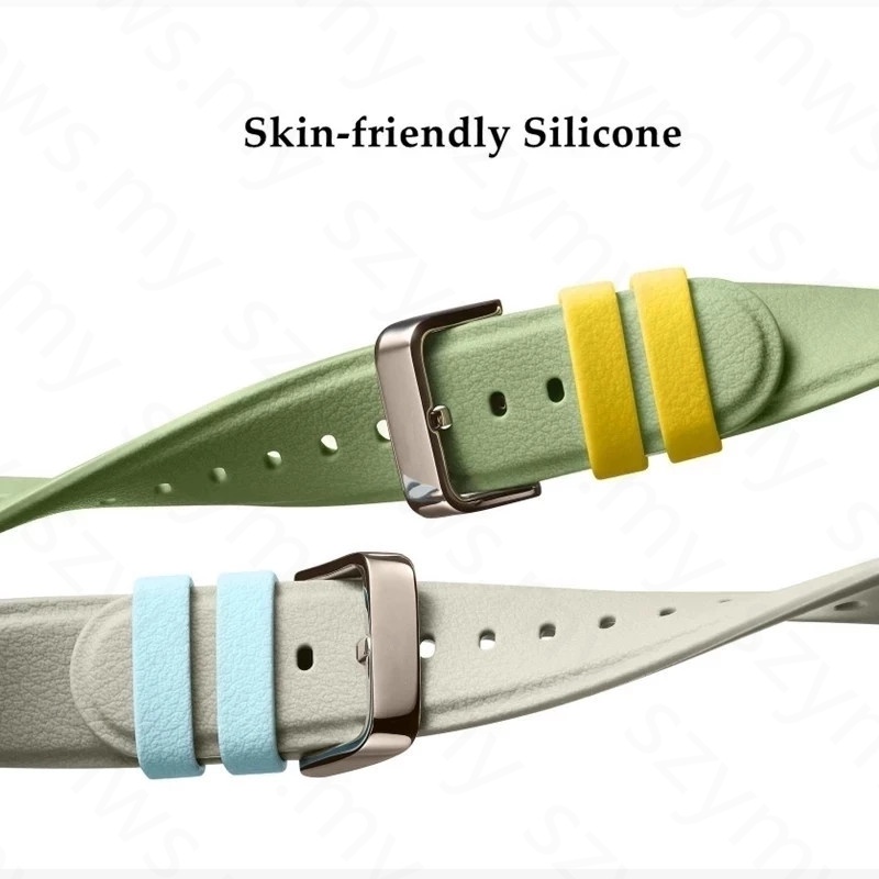 Dây Đeo Thay Thế Chất Liệu Silicon Màu Trơn Cho Xiaomi Mi Band 7 Pro