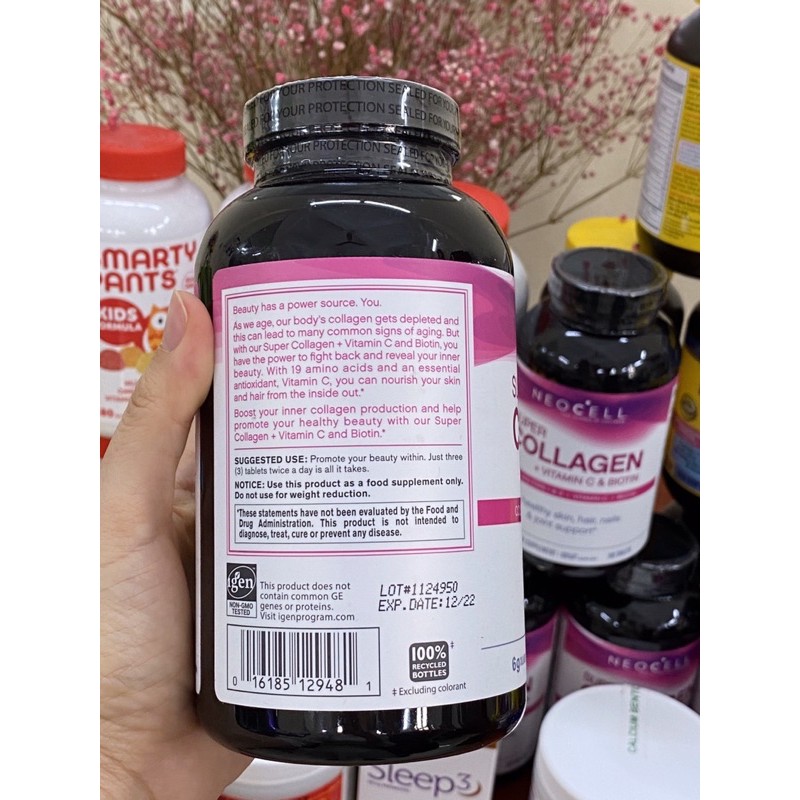 [Mẫu mới] Viên uống NEOCELL SUPER COLLAGEN + C + BIOTIN 360v | BigBuy360 - bigbuy360.vn