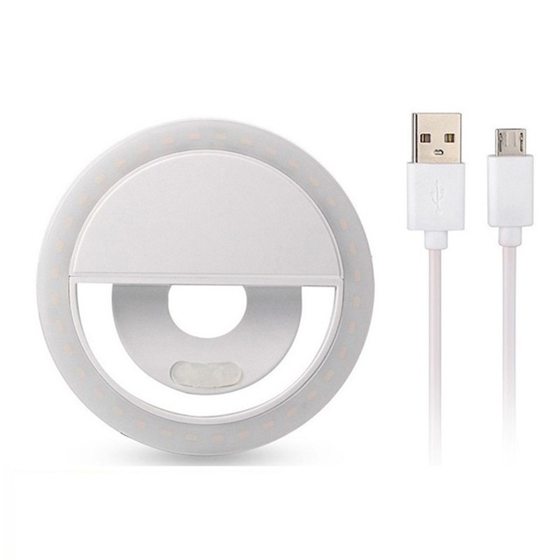 ANDROID Đèn Led Hỗ Trợ Chụp Ảnh Selfie 36 Bóng Led Sạc Usb