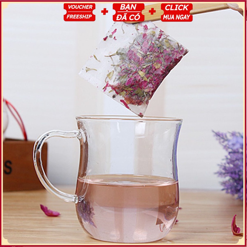 Set 10 Túi Giấy Sạch Sẽ Ướp Trà 10*7.5cm