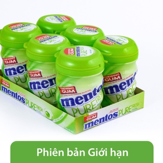 Combo 6 hũ Sing gum không đường Mentos Pure Fresh (61,25g X 6)
