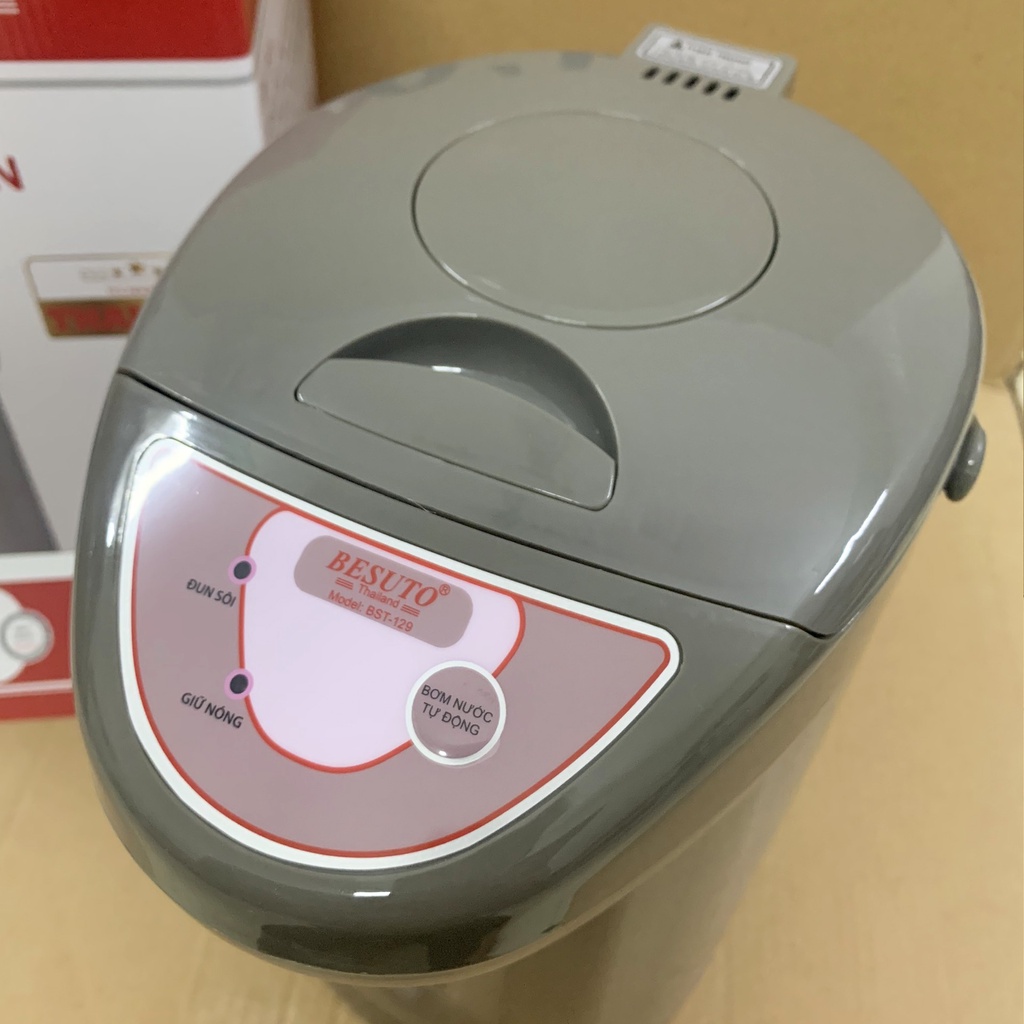Bình Thủy Điện Phích Điện BESUTO 4.8L BST-129, Công xuất 750W Đun Sôi Nước Nhanh Hàng Chính Hãng Bảo Hành 12 Tháng