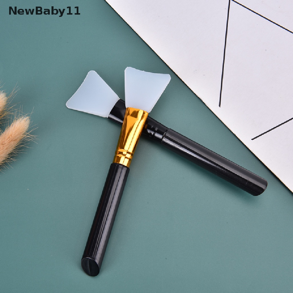 1 Cọ Đắp Mặt Nạ Bằng Silicon Gel Màu Đen DIY